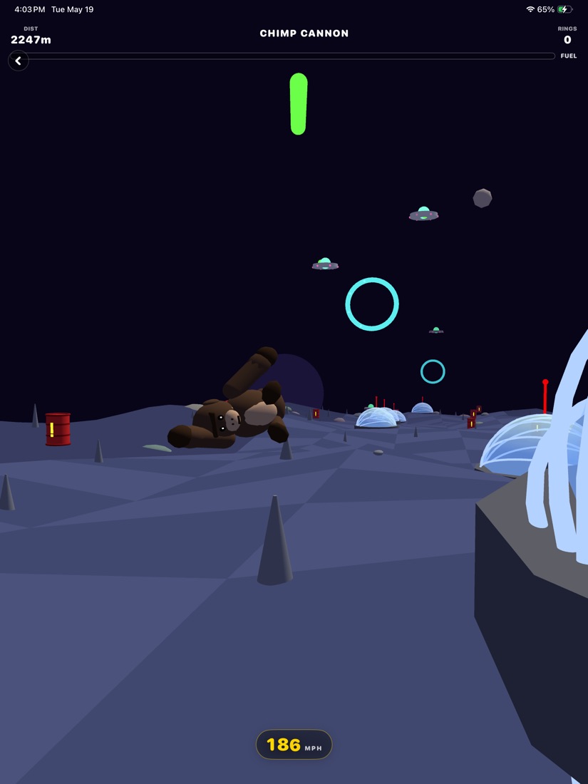 Chimp Cannon moon level
